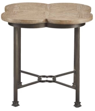 Furniture Classics Clover Beige/Bronze End Table 2 Furniture Classics Clover Beige/Bronze End Table - Image 2