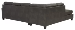 Signature Design By Ashley® Navi 2-Piece Smoke Right-Arm Facing Sectional With Chaise -Furniture comprehensive store 50679e68 8b6d 4a89 9fbf 395e7b7eb511