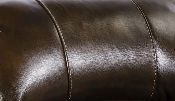 HomeStretch Custom Comfort Leather Double Reclining Power Sofa 2 HomeStretch Custom Comfort Leather Double Reclining Power Sofa - Image 2