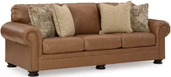 Signature Design By Ashley® Carianna Caramel Queen Sofa Sleeper