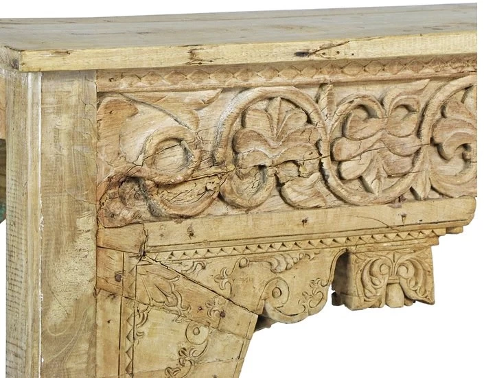 Blue Ocean Traders Architectural Sandblasted Salvage Console Table 3 Blue Ocean Traders Architectural Sandblasted Salvage Console Table - Image 3