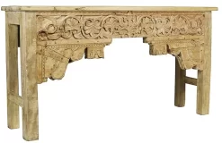 Blue Ocean Traders Architectural Sandblasted Salvage Console Table