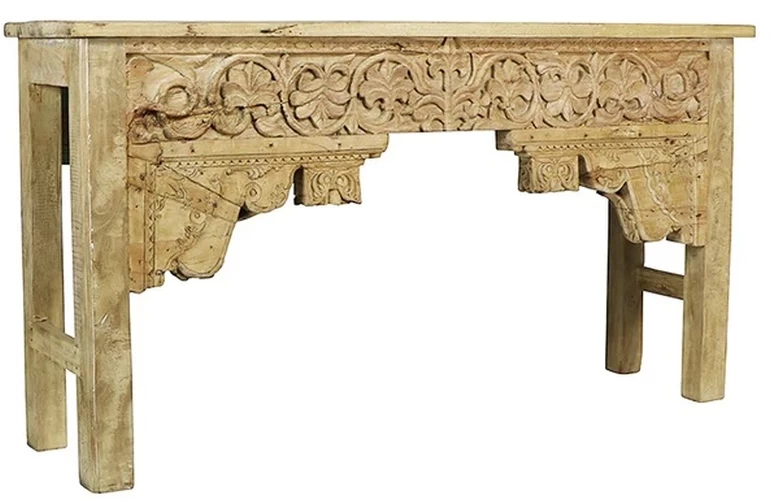 Blue Ocean Traders Architectural Sandblasted Salvage Console Table 1 Blue Ocean Traders Architectural Sandblasted Salvage Console Table