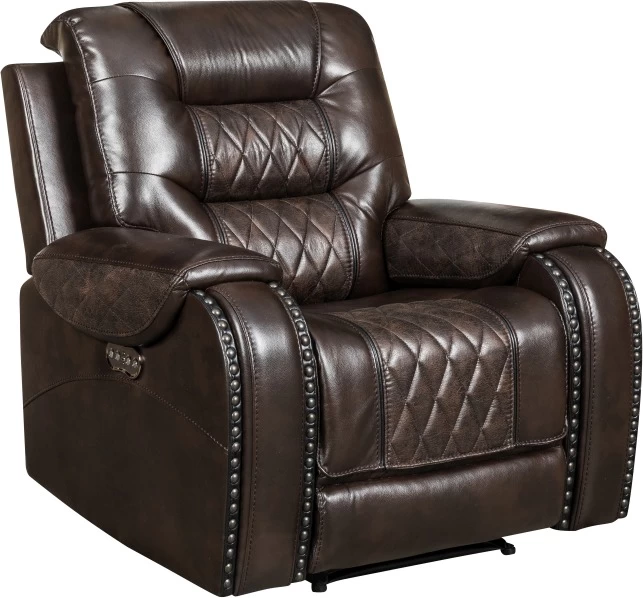 Vogue Furniture Dark Chocolate Manual Recliner 2 Vogue Furniture Dark Chocolate Manual Recliner - Image 2