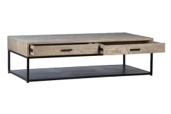 Dovetail Furniture Glennis Gun Metal Coffee Table -Furniture comprehensive store 55c35ff6 fc85 4df7 a96c 1ade918b10b6