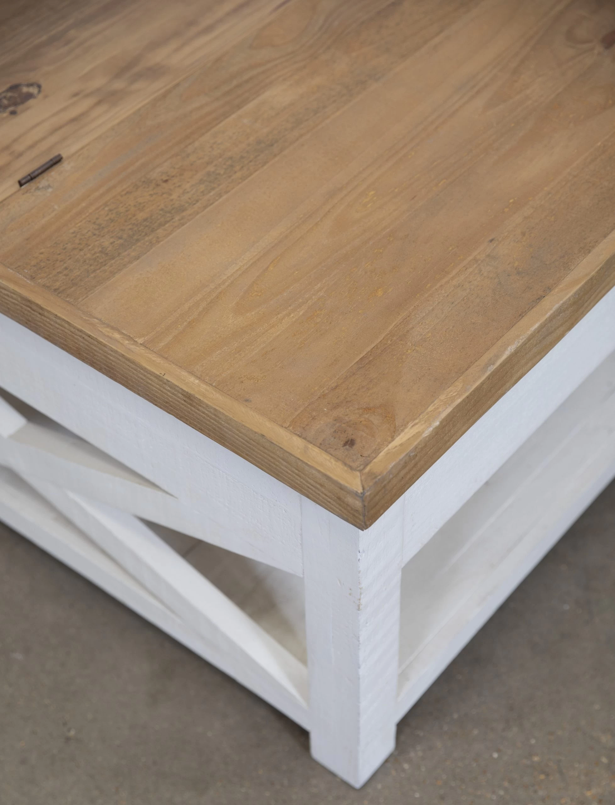 Vintage Furniture Napoli Linen/Bare Cocktail Table 4 Vintage Furniture Napoli Linen/Bare Cocktail Table - Image 4