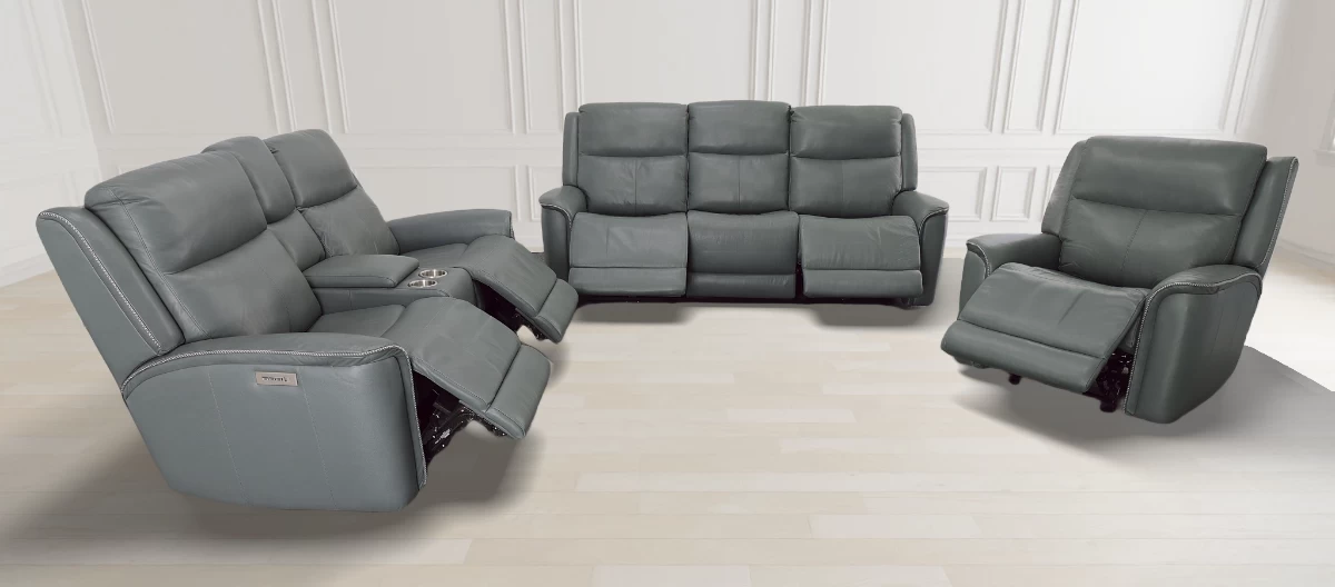 Hi-Rock Home Rainer Leather Power Reclining Console Loveseat 7 Hi-Rock Home Rainer Leather Power Reclining Console Loveseat - Image 7