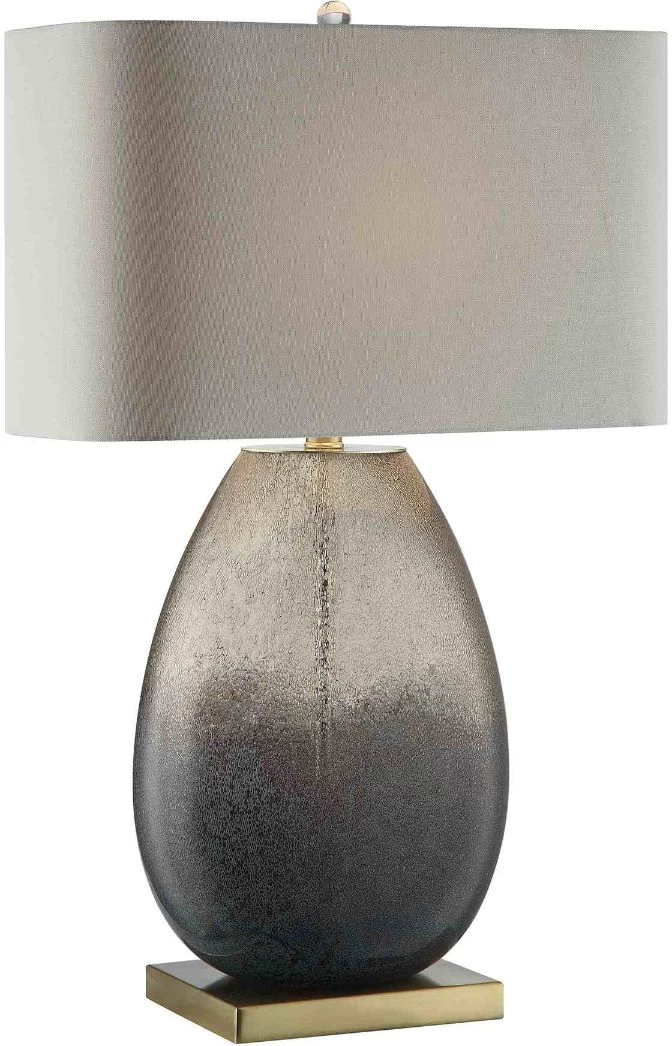 Crestview Collection Noah Smoked Glass Table Lamp 1 Crestview Collection Noah Smoked Glass Table Lamp
