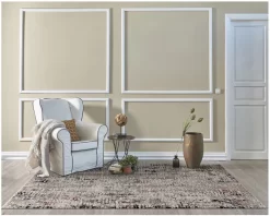 KAS Rugs Karina Beige/Grey Flatiron 5'x8' Area Rug -Furniture comprehensive store 57ace46a 935b 4300 987c 3e0973004f88 1