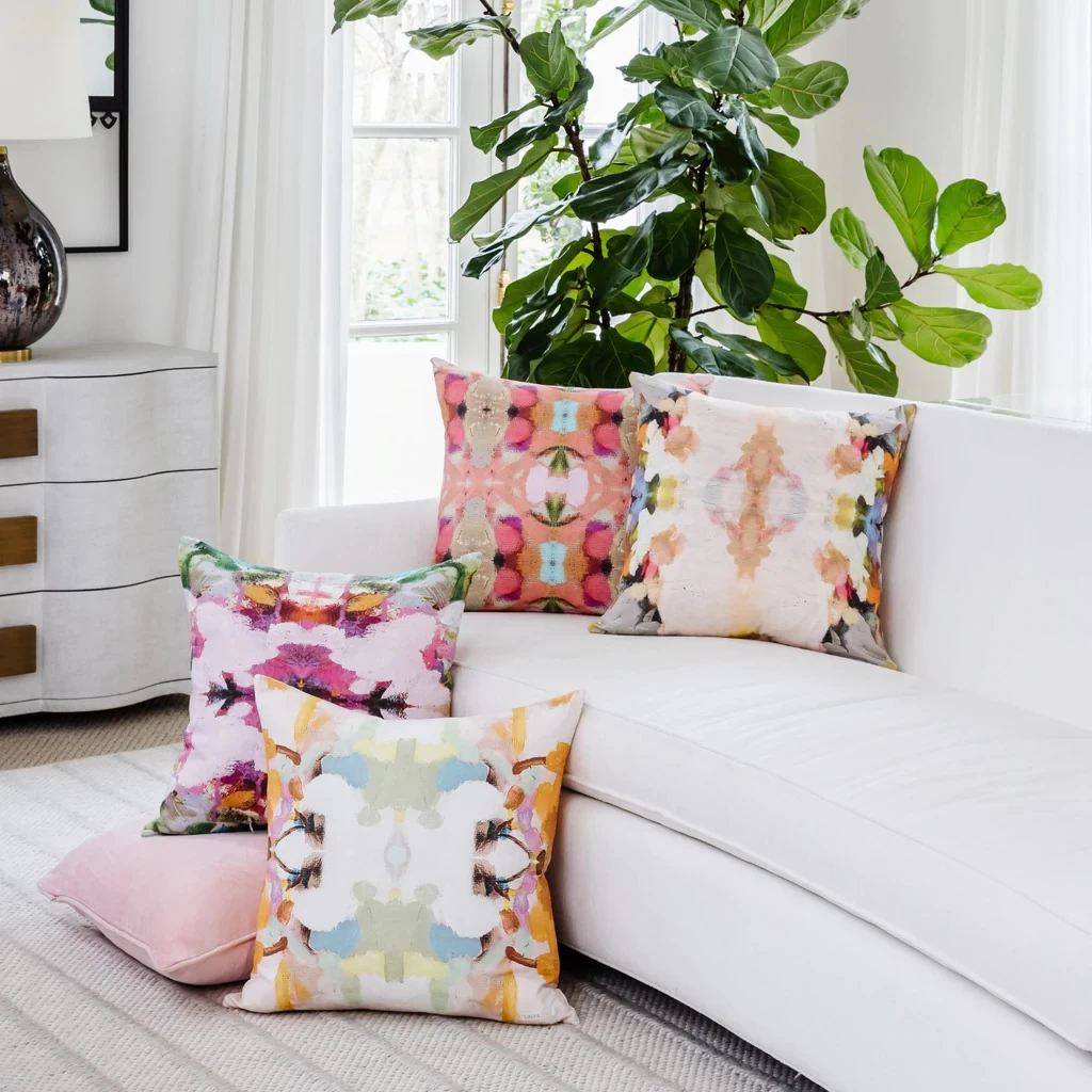 Laura Park Designs Turkish Delight Pink 14" X 20" Pillow 3 Laura Park Designs Turkish Delight Pink 14" X 20" Pillow - Image 3