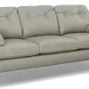 Best® Home Furnishings Trevin Gray Leather Sofa