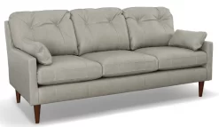 Best® Home Furnishings Trevin Gray Leather Sofa