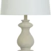 Stylecraft Resin White Table Lamp