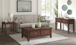 Elements International Chatham Cherry Sofa Table -Furniture comprehensive store 5a1813df c3bd 4090 95d1 e61aeee6feb7