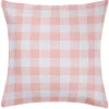 Laura Park Designs Gingham Coral Decorative Pillow