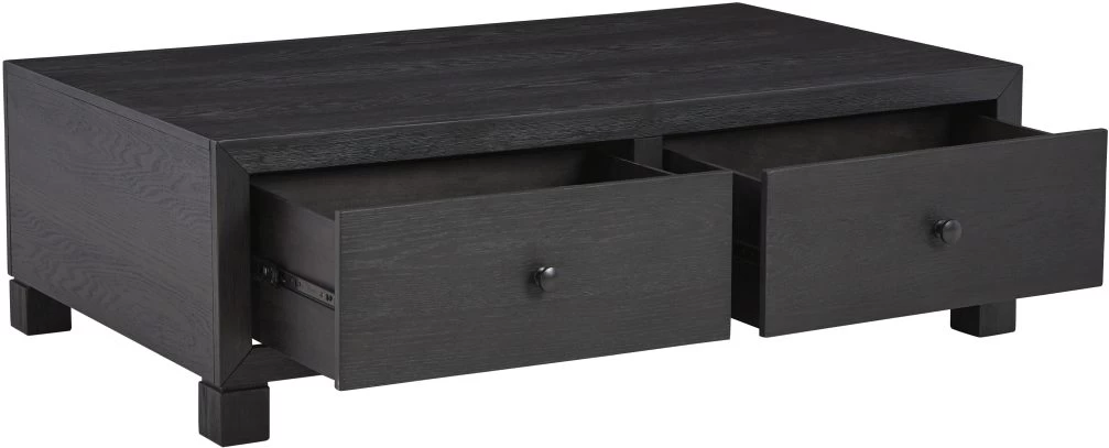 Signature Design By Ashley® Foyland Black Coffee Table 3 Signature Design By Ashley® Foyland Black Coffee Table - Image 3