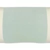 Laura Park Designs Velvet Panel Aqua 14" X 36" Bolster Pillow