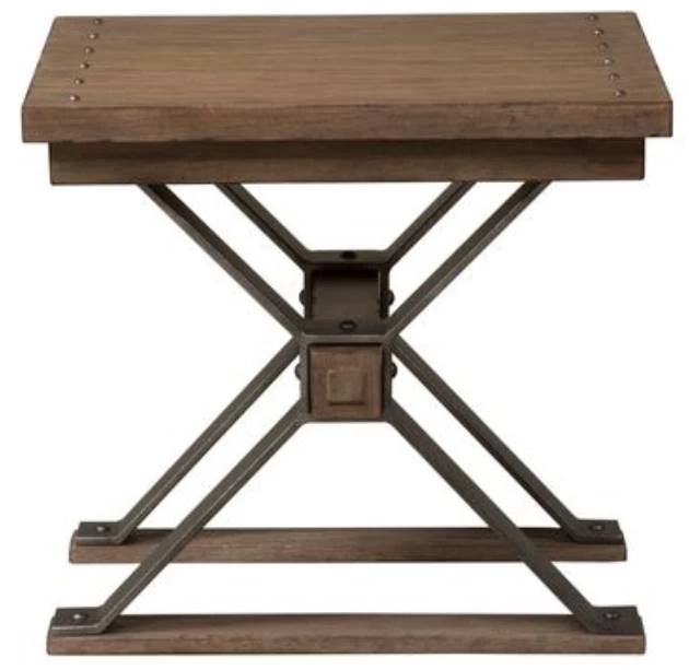 Liberty Sonoma Road Weather Beaten Bark End Table 3 Liberty Sonoma Road Weather Beaten Bark End Table - Image 3