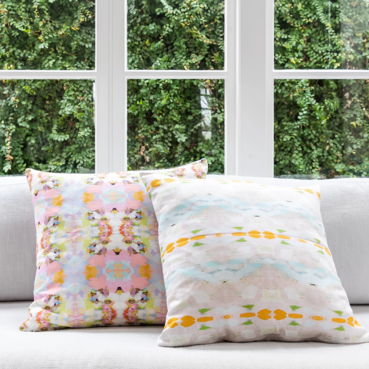 Laura Park Designs Brooks Avenue Pink 22" X 22" Throw Pillow 3 Laura Park Designs Brooks Avenue Pink 22" X 22" Throw Pillow - Image 3