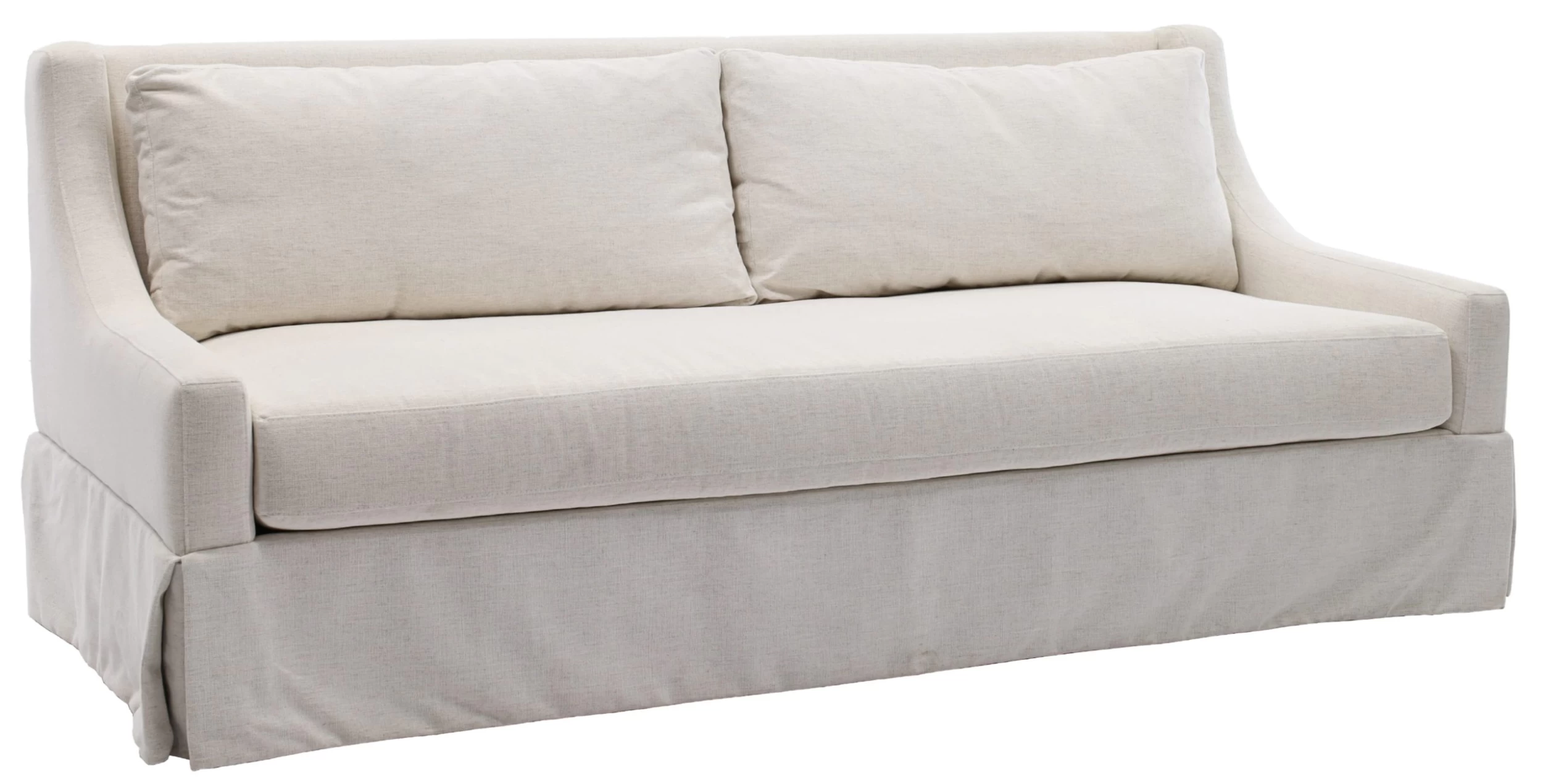 Bauhaus Furniture Kennedy Snow 86" Slipcover Sofa 1 Bauhaus Furniture Kennedy Snow 86" Slipcover Sofa