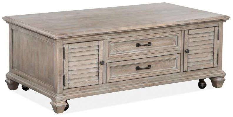 Magnussen Home® Lancaster Dovetail Grey Lift Top Storage Cocktail Table 1 Magnussen Home® Lancaster Dovetail Grey Lift Top Storage Cocktail Table