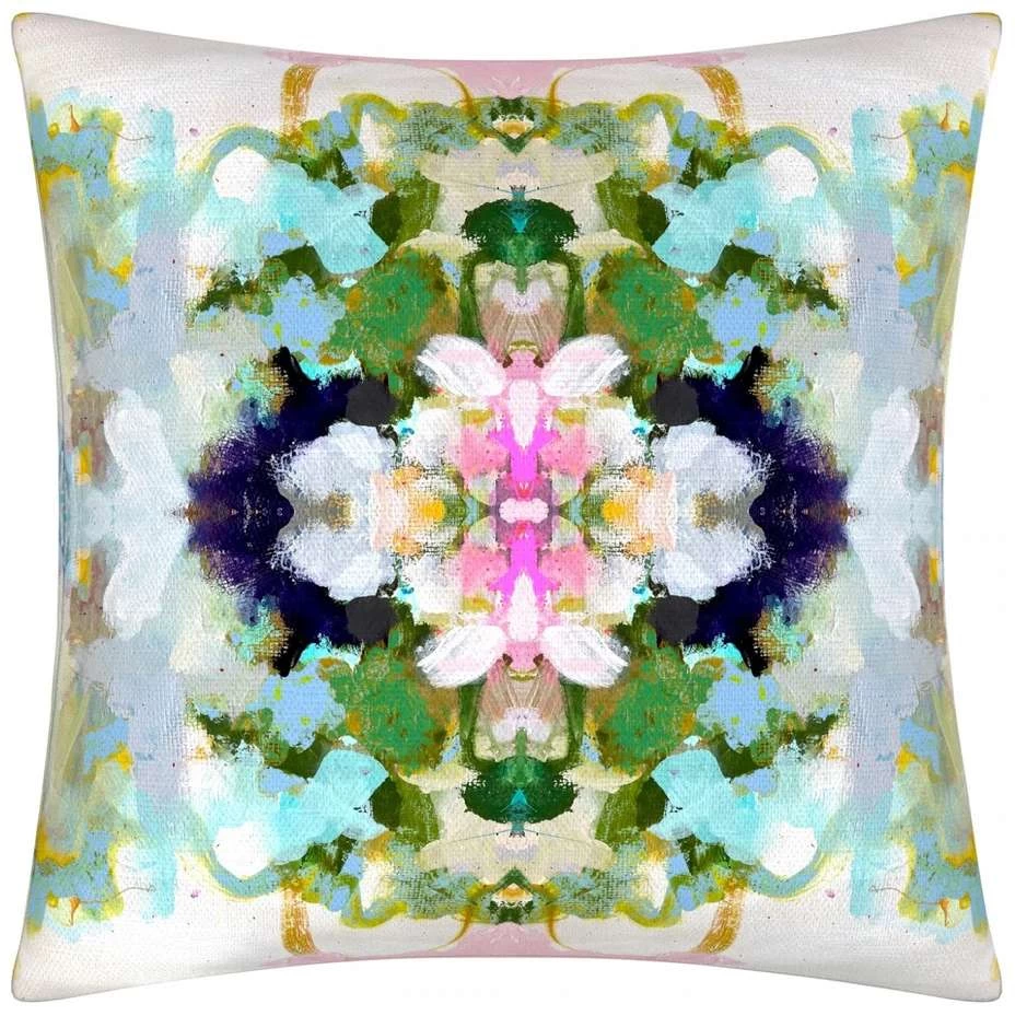Laura Park Designs Nantucket Bloom Multi 22" X 22" Pillow 1 Laura Park Designs Nantucket Bloom Multi 22" X 22" Pillow