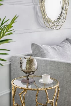 A & B Home Gold Accent Table -Furniture comprehensive store 612d707f 9698 4eba 8534 a4fae08f9602