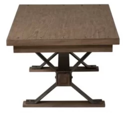 Liberty Sonoma Road Weather Beaten Bark Rectangular Cocktail Table -Furniture comprehensive store 62371275 9b1c 4132 a150 9391ad27f7ad
