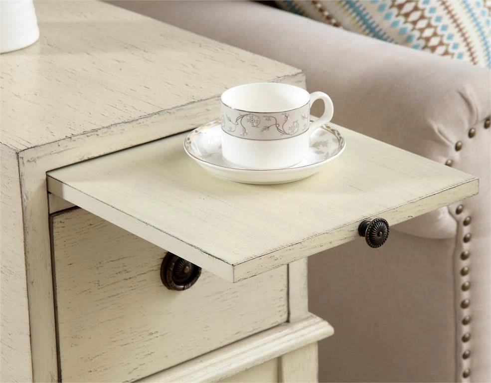 Coast2Coast Home™ Millstone Textured Ivory Table 5 Coast2Coast Home™ Millstone Textured Ivory Table - Image 5