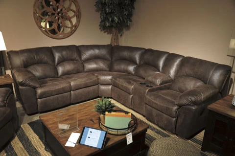 Signature Design By Ashley® Tambo 2-Piece Canyon Reclining Sectional 2 Signature Design By Ashley® Tambo 2-Piece Canyon Reclining Sectional - Image 2