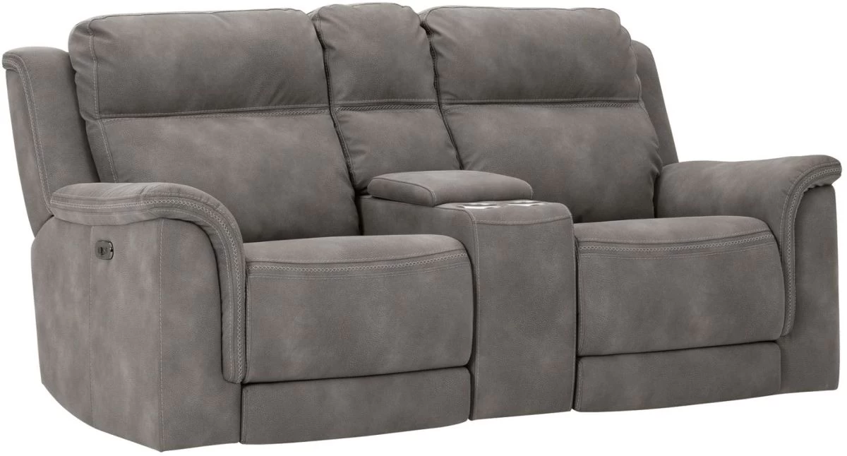 Signature Design By Ashley® Next-Gen DuraPella Slate Power Recline Loveseat 3 Signature Design By Ashley® Next-Gen DuraPella Slate Power Recline Loveseat - Image 3