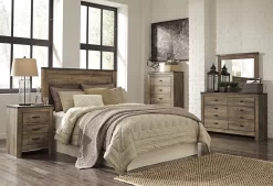 Signature Design By Ashley® Trinell Rustic Brown Bedroom Mirror -Furniture comprehensive store 63423384 82d9 4298 a54d f03c350bc0b4 scaled