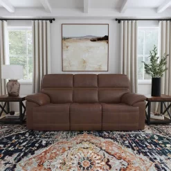 Flexsteel® Jackson Whiskey Power Reclining Sofa With Power Headrests -Furniture comprehensive store 639a0262 8df3 44b0 9d70 c2890f69426b