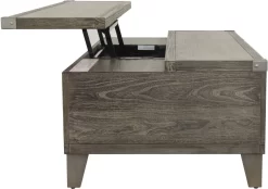 Signature Design By Ashley® Chazney Rustic Brown Lift Top Coffee Table -Furniture comprehensive store 63cad5c4 9ed1 4bd4 849d 7228c81d4c41
