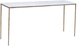 Dovetail Furniture Salas White Console