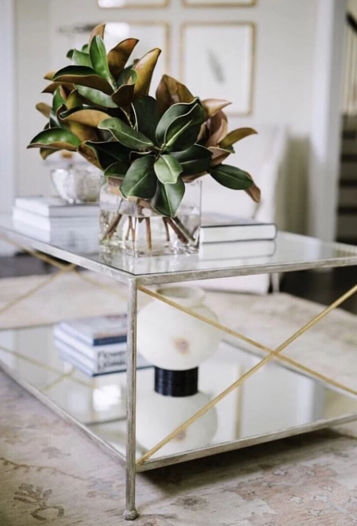 Zeugma Imports Silver Rectangular Coffee Table 4 Zeugma Imports Silver Rectangular Coffee Table - Image 4