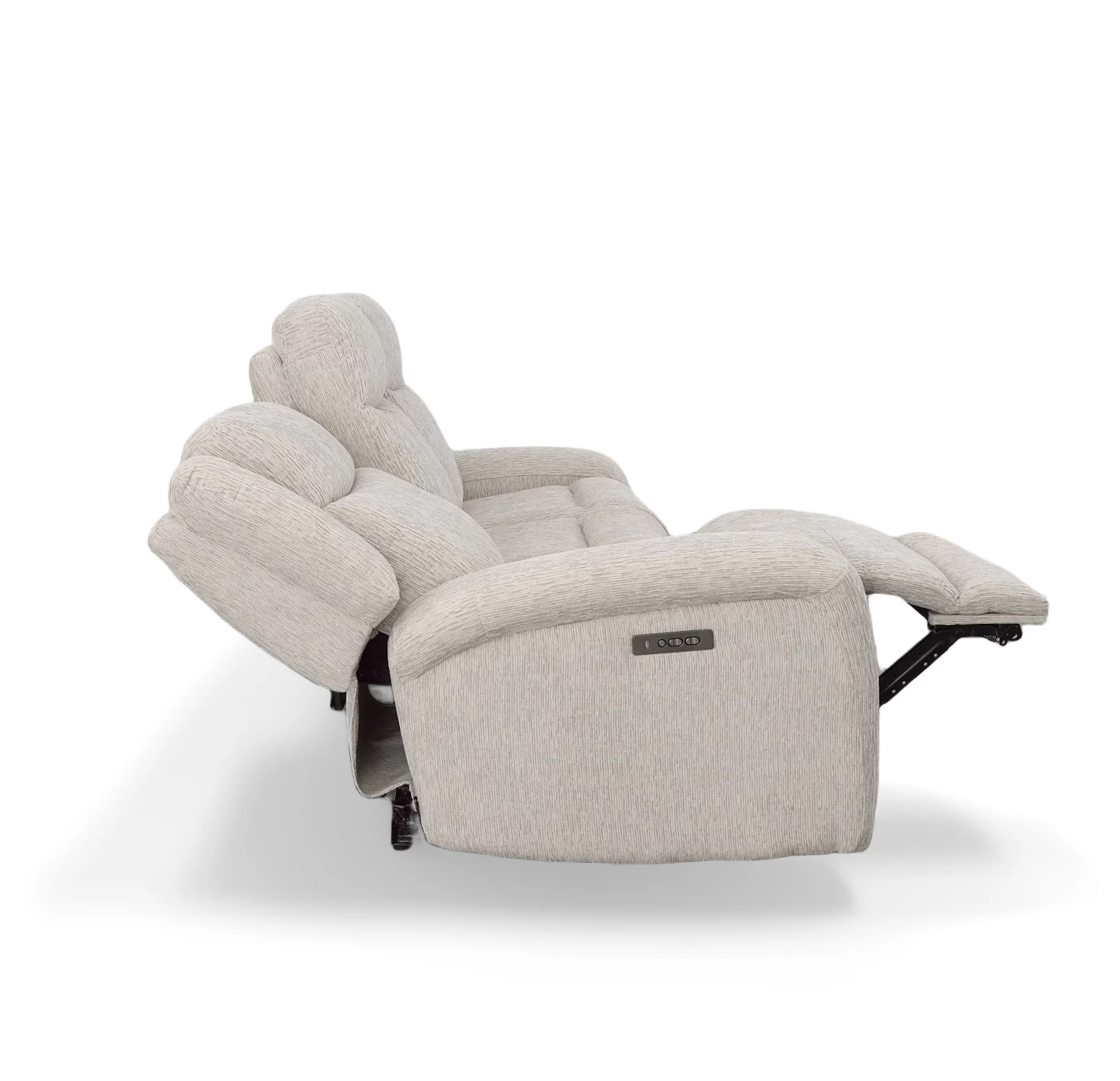 Man Wah Taupe Power Reclining Sofa 3 Man Wah Taupe Power Reclining Sofa - Image 3