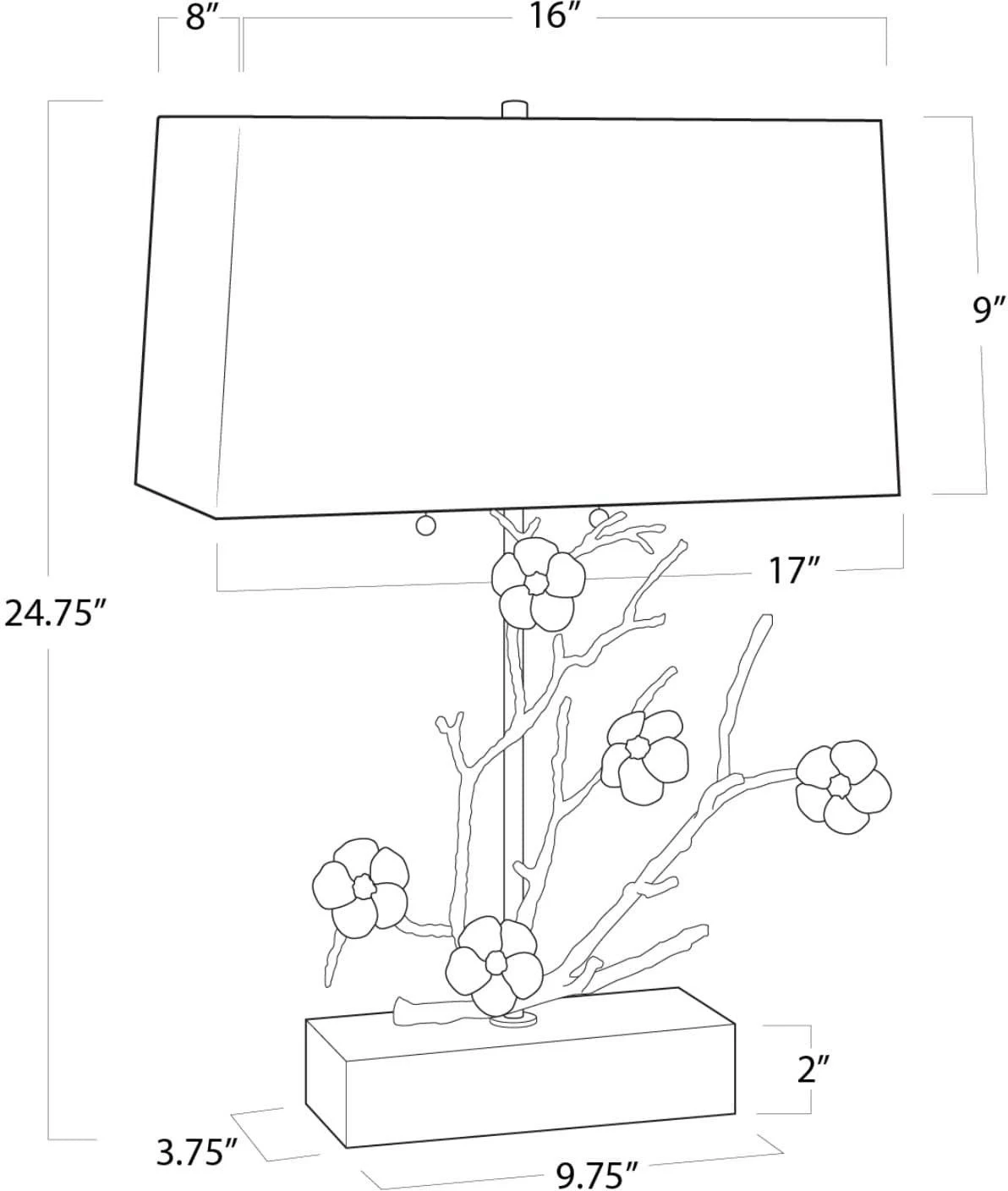 Regina Andrew Poppy Cherise Gold Horizontal Table Lamp 6 Regina Andrew Poppy Cherise Gold Horizontal Table Lamp - Image 6