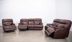 Man Wah Walnut Leather Power Reclining Console Loveseat 19 Man Wah Walnut Leather Power Reclining Console Loveseat -Furniture comprehensive store 65899ee1 7d92 489b b283 427f6313faee