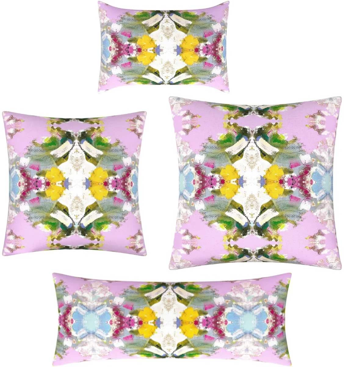 Laura Park Designs Poppy Pink 22" X 22" Pillow 2 Laura Park Designs Poppy Pink 22" X 22" Pillow - Image 2