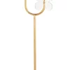 Regina Andrew Monarch Gold Leaf/Natural Oval Floor Lamp