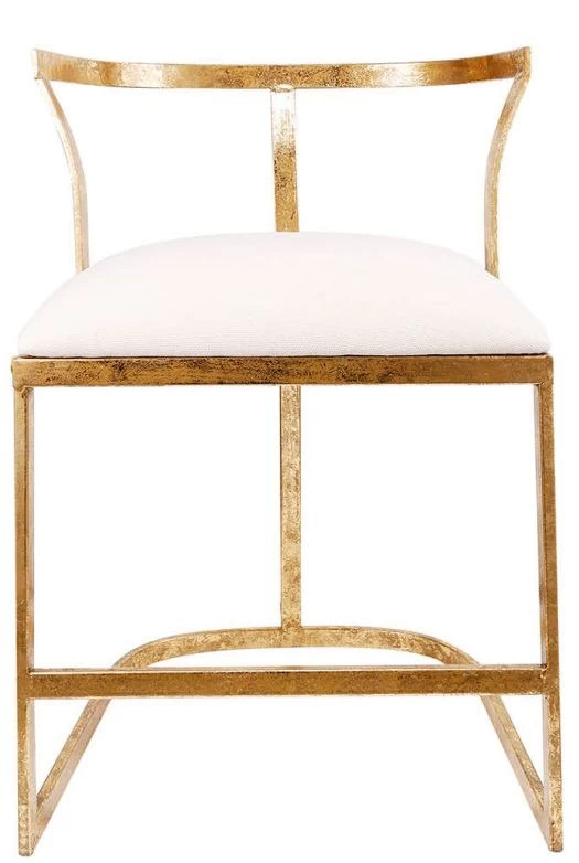 A & B Home Cavendish Gold/White Accent Chair 2 A & B Home Cavendish Gold/White Accent Chair - Image 2