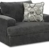 Signature Design By Ashley® Karinne Smoke Oversized Chair