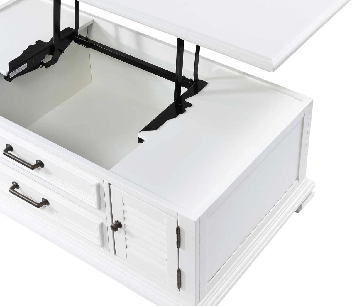 Steve Silver Co.® Charlestown White Lift-Top Cocktail Table 9 Steve Silver Co.® Charlestown White Lift-Top Cocktail Table - Image 9