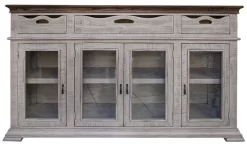 International Furniture Direct Gray Console