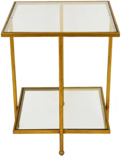 Zeugma Imports® Gold Side Table -Furniture comprehensive store 69ab16b0 20c5 44ec bdf1 f58ec21f44a6