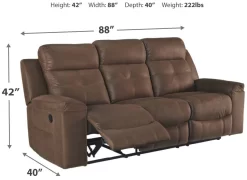 Signature Design By Ashley® Jesolo Coffee Reclining Sofa 7 Signature Design By Ashley® Jesolo Coffee Reclining Sofa -Furniture comprehensive store 69f00218 c325 4700 bd85 cfce05a52c00