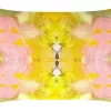 Laura Park Designs Jardin Yellow 14" X 20" Pillow