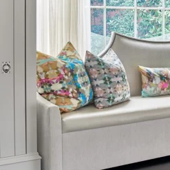 Laura Park Designs Indigo Girl Green 22" X 22" Throw Pillow -Furniture comprehensive store 6c086c9f 284f 4674 84e1 d7ed8531a218