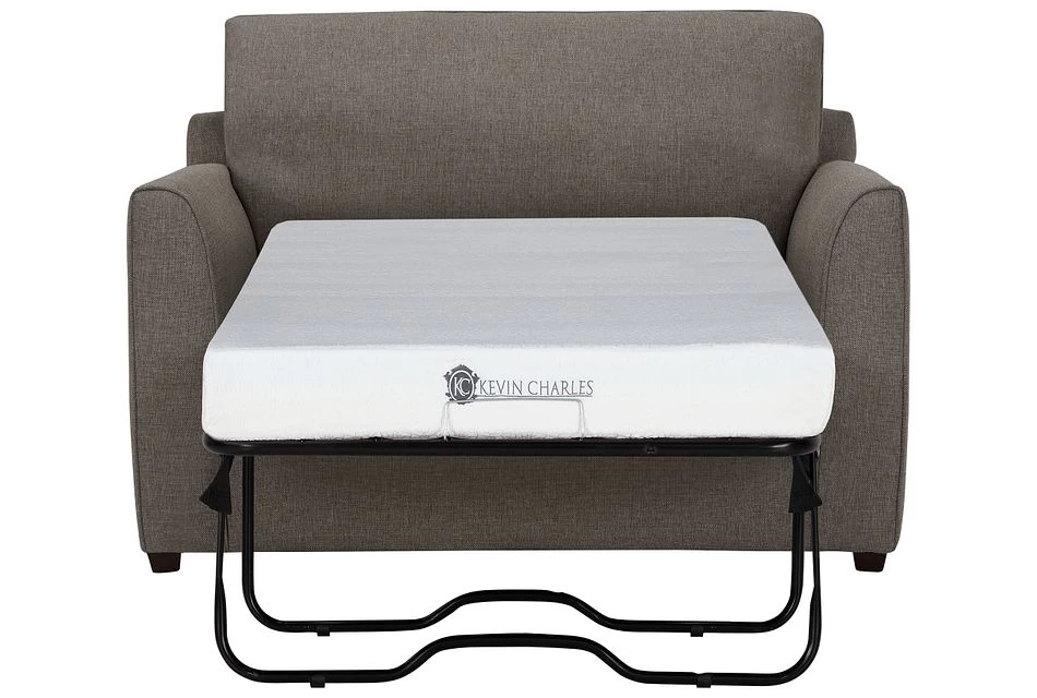 Kevin Charles Fine Upholstery® Asheville Hailey Brown Twin Sleeper Sofa 3 Kevin Charles Fine Upholstery® Asheville Hailey Brown Twin Sleeper Sofa - Image 3